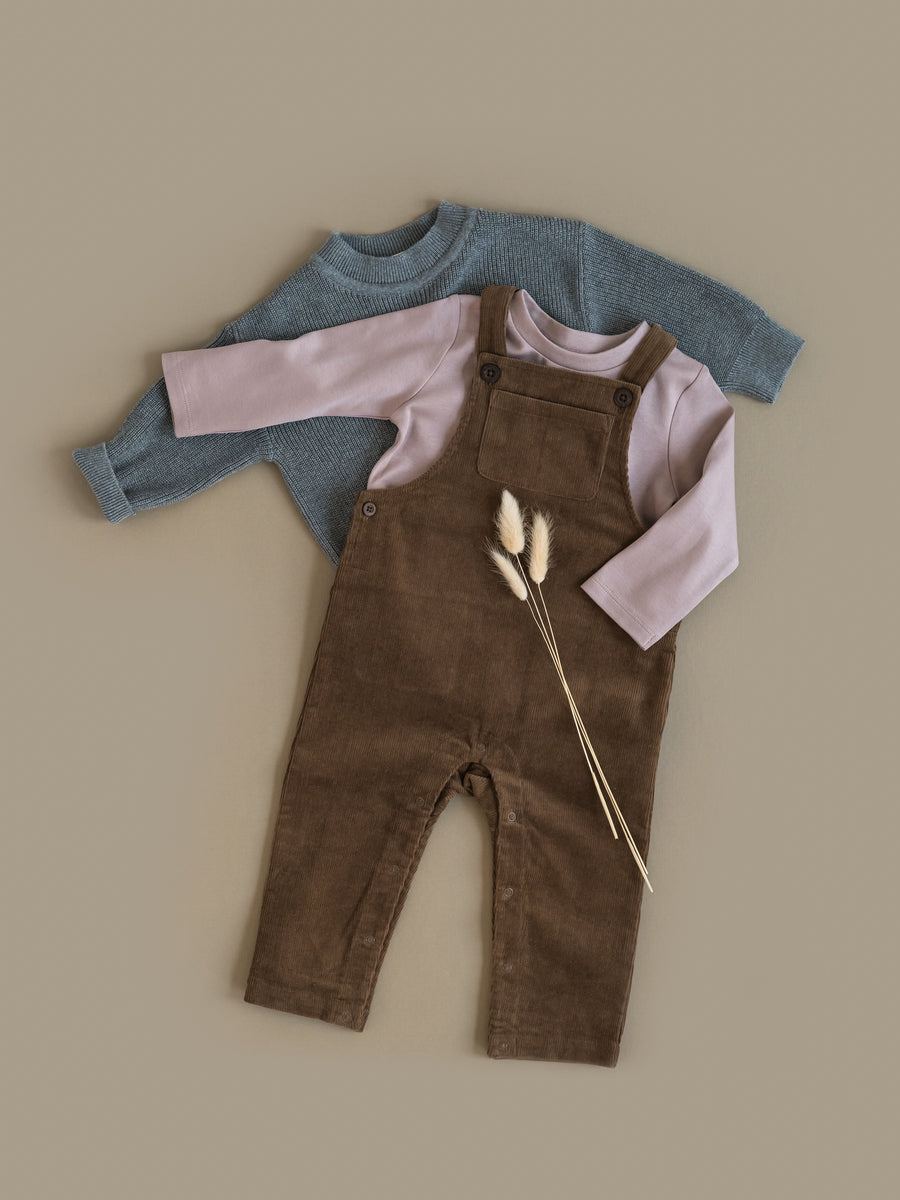 Remi Corduroy Overalls Baby : Bottoms : Overalls : Pants Kendi Organic Cotton Baby Remi Corduroy Overall