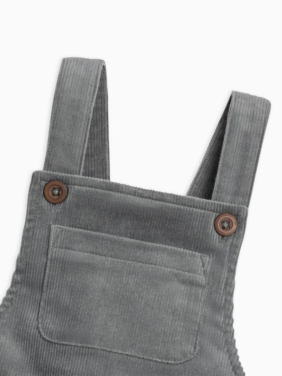 Remi Corduroy Overalls Baby : Bottoms : Overalls : Pants Kendi Organic Cotton Baby Remi Corduroy Overall