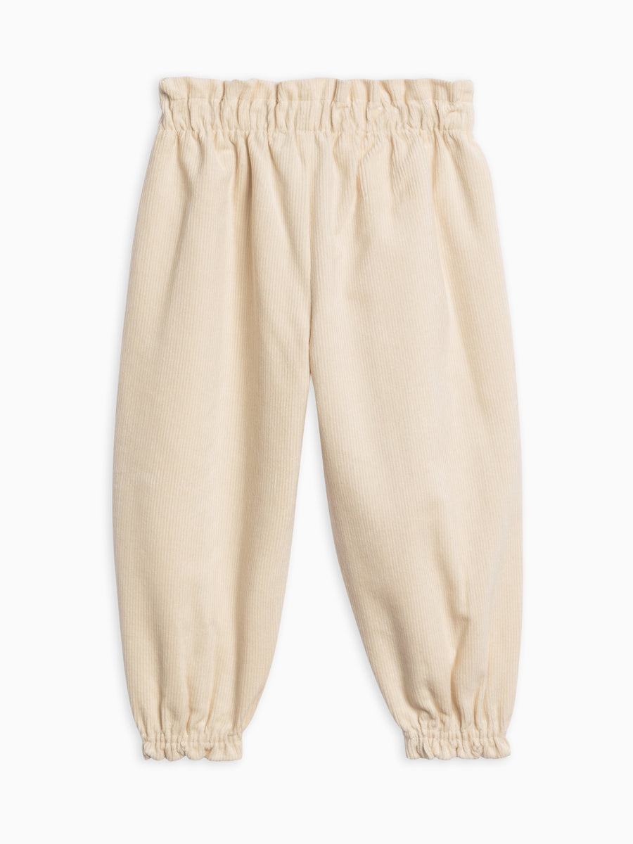 Awen Corduroy Ruffle Pant Baby : Bottoms : Pants Kendi Organic Cotton Baby Awen Corduroy Ruffle Pant