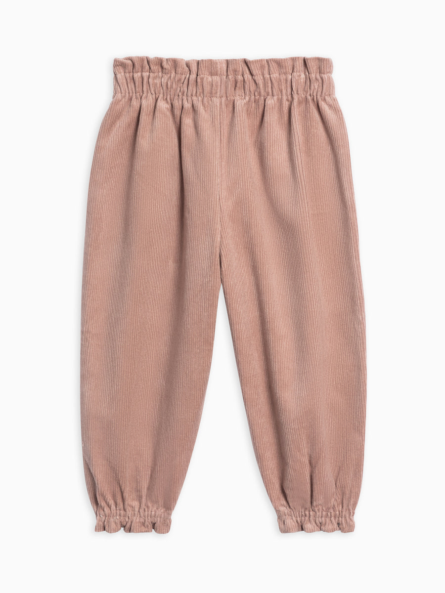 Awen Corduroy Ruffle Pant Baby : Bottoms : Pants Kendi Organic Cotton Baby Awen Corduroy Ruffle Pant