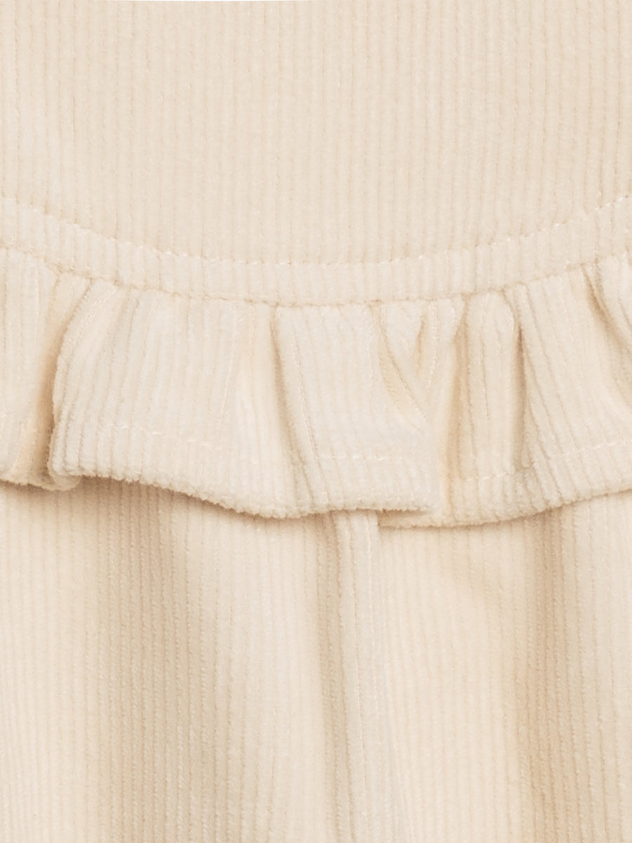Dafina Corduroy Ruffle Dress Baby-Kids : Dresses : Long Sleeve Kendi Organic Cotton Baby and Kids Dafina Corduroy Ruffle Dress