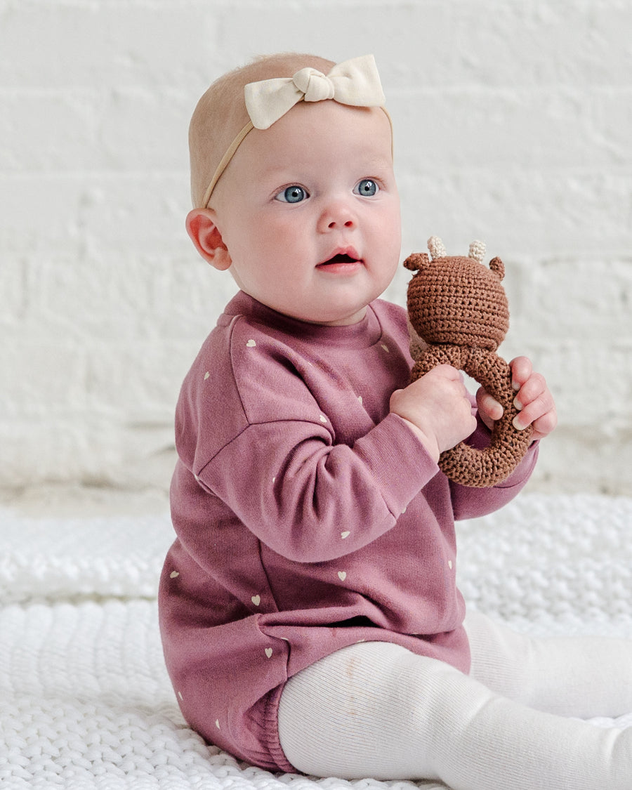 Jamie Fleece Bubble Romper