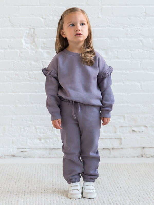 Leif Fleece Sweatpants Sale : Baby-Kids : Bottoms : Joggers Kendi Organic Cotton Baby and Kids Leif Fleece Sweatpants