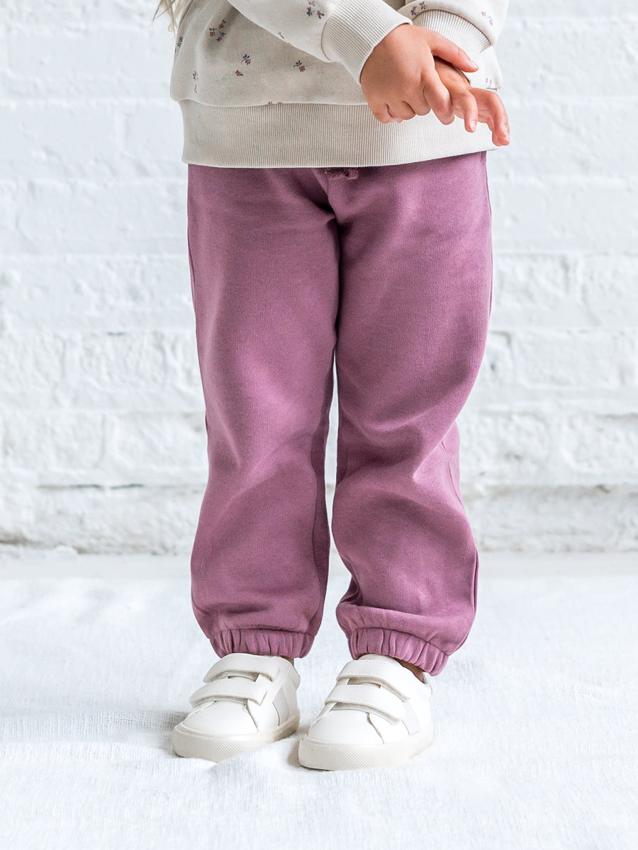 Leif Fleece Sweatpants Baby-Kids : Bottoms : Joggers Kendi Organic Cotton Baby and Kids Leif Fleece Sweatpants