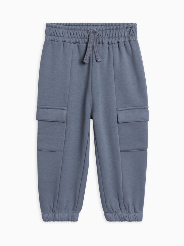 Dallis Fleece Cargo Sweatpants Sale : Baby-Kids : Bottoms : Joggers Kendi Dallis Fleece Cargo Sweatpants for Baby | Colored Organics®