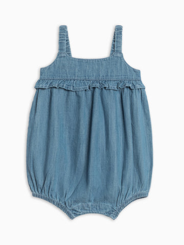 Gemma Chambray Bubble Romper