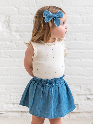 Iona Skirt - Chambray Kendi