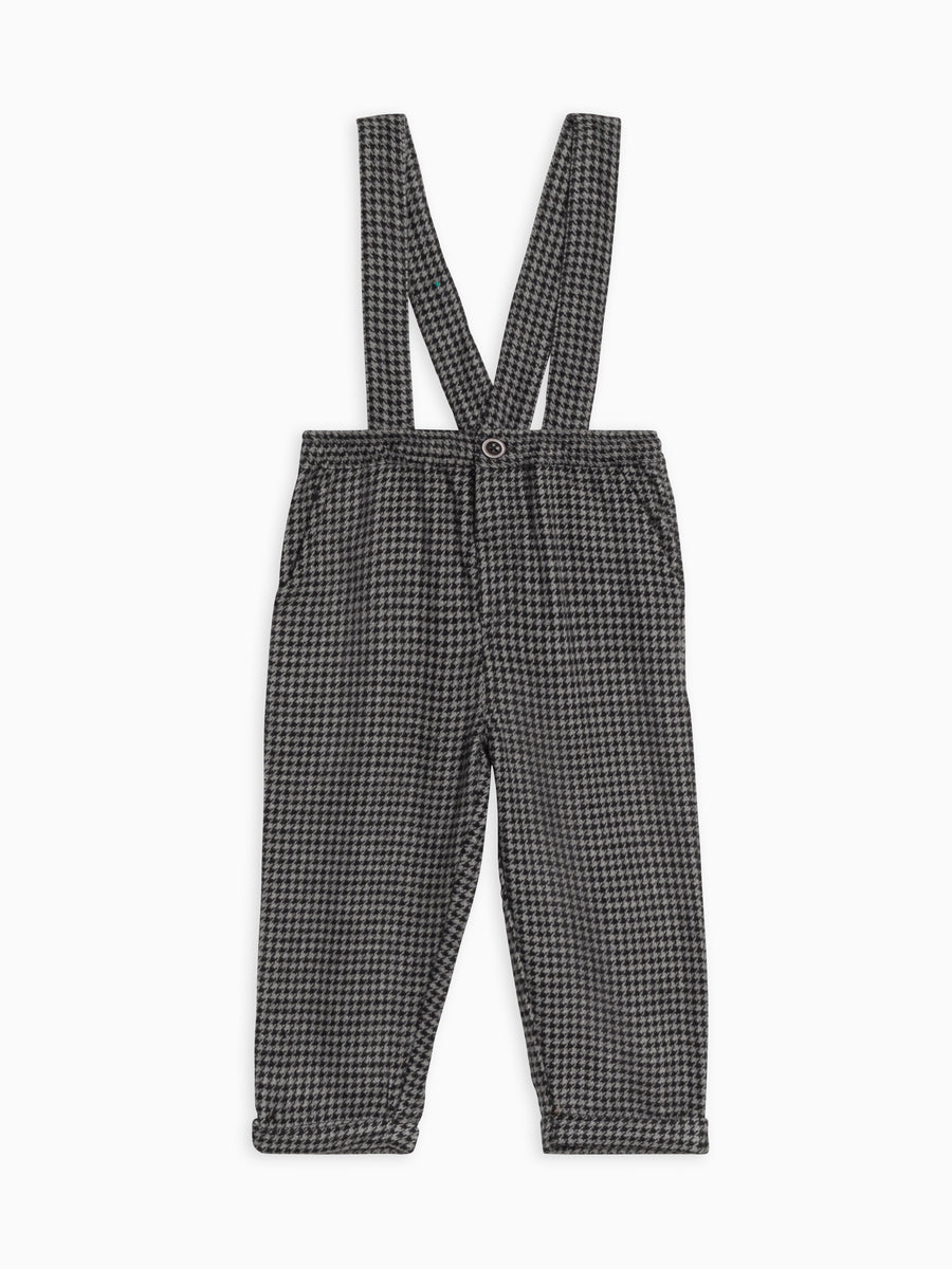 Hank Flannel Pants with Suspenders Baby-Kids : Bottoms : Pants Kendi Organic Cotton Baby and Kids Hank Flannel Pants with Suspenders