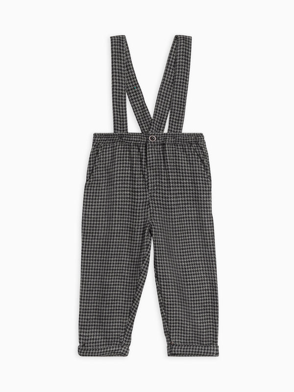 Hank Flannel Pants with Suspenders Baby-Kids : Bottoms : Pants Kendi Organic Cotton Baby and Kids Hank Flannel Pants with Suspenders