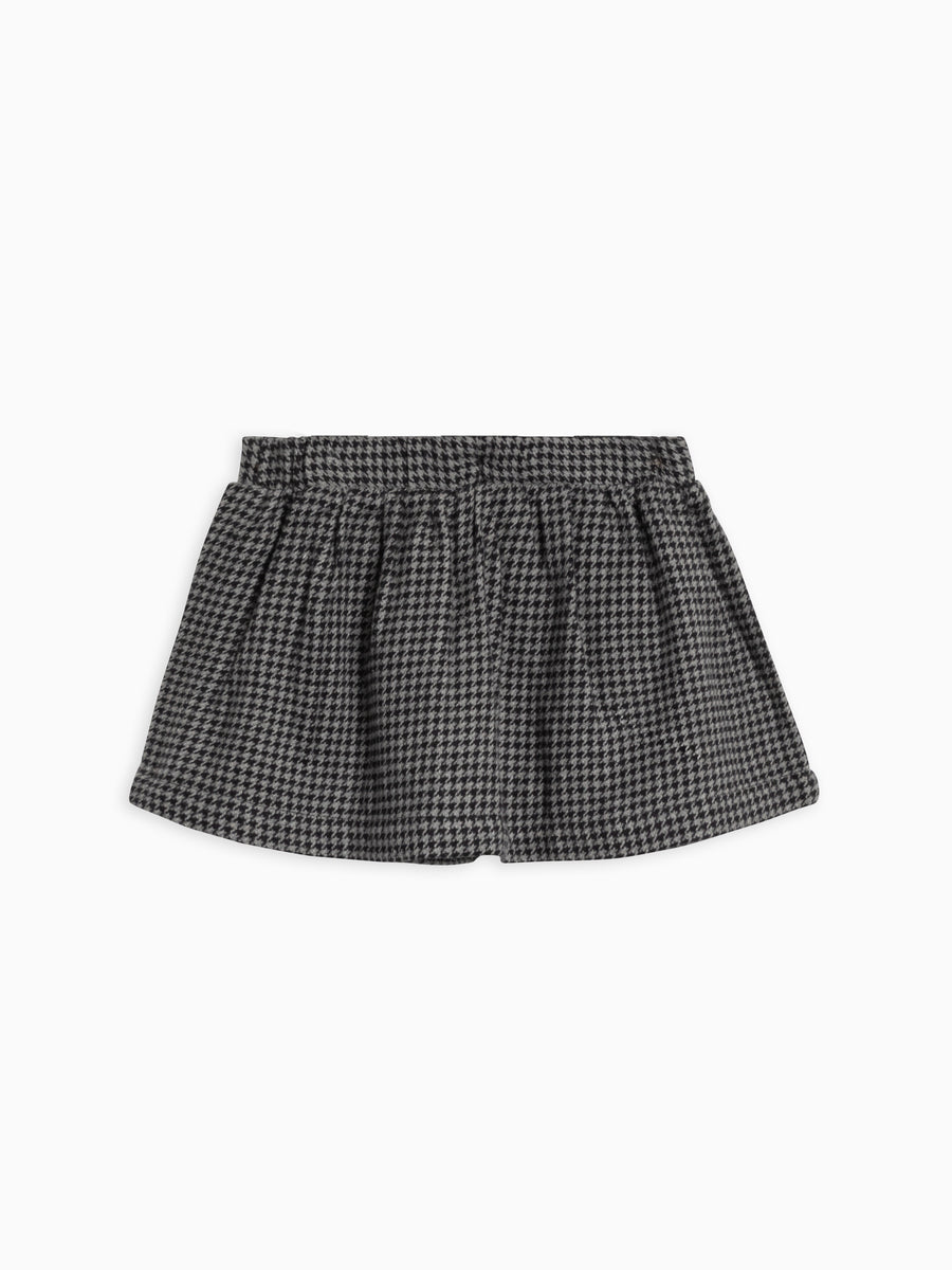 Ammie Flannel Skirt with Ruffle Suspenders