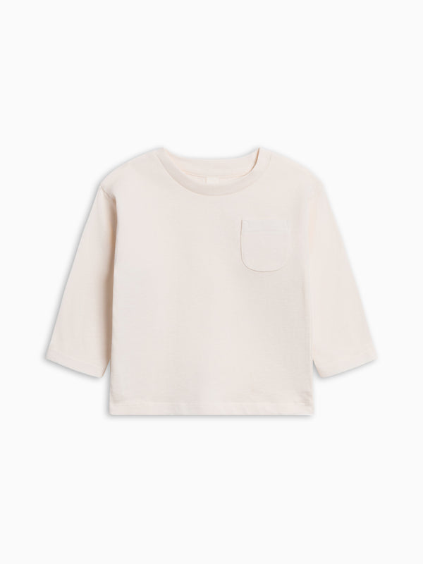 Reese Drop Shoulder Tee - Ivory
