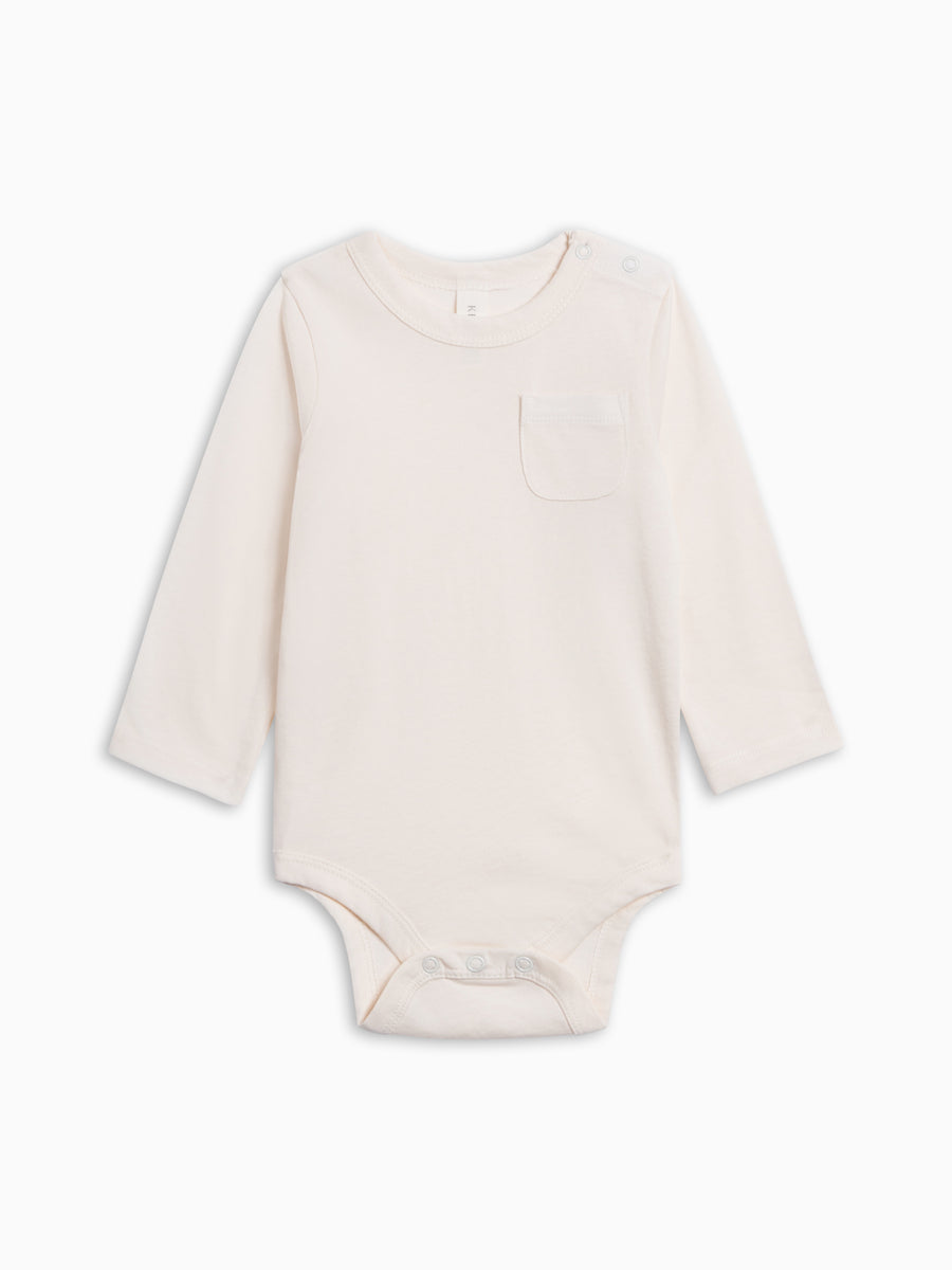 Wallen Long Sleeve Snap Shoulder Bodysuit - Woodford