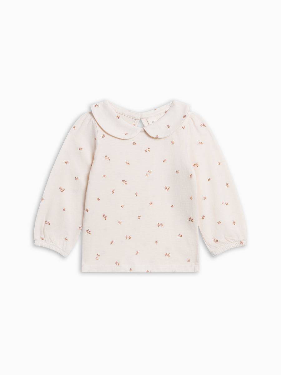 Sora Long Sleeve Peter Pan Top - Etta Floral