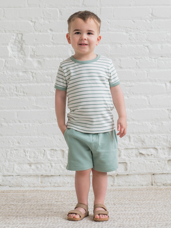 Chris French Terry Shorts Baby-Kids : Bottoms : Shorts Kendi Organic Cotton Baby and Chris French Terry Shorts