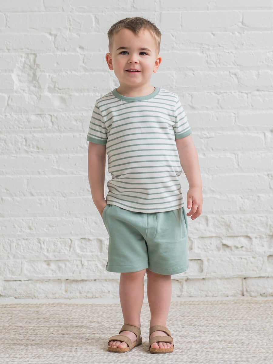 Chris French Terry Shorts Baby-Kids : Bottoms : Shorts Kendi Organic Cotton Baby and Chris French Terry Shorts
