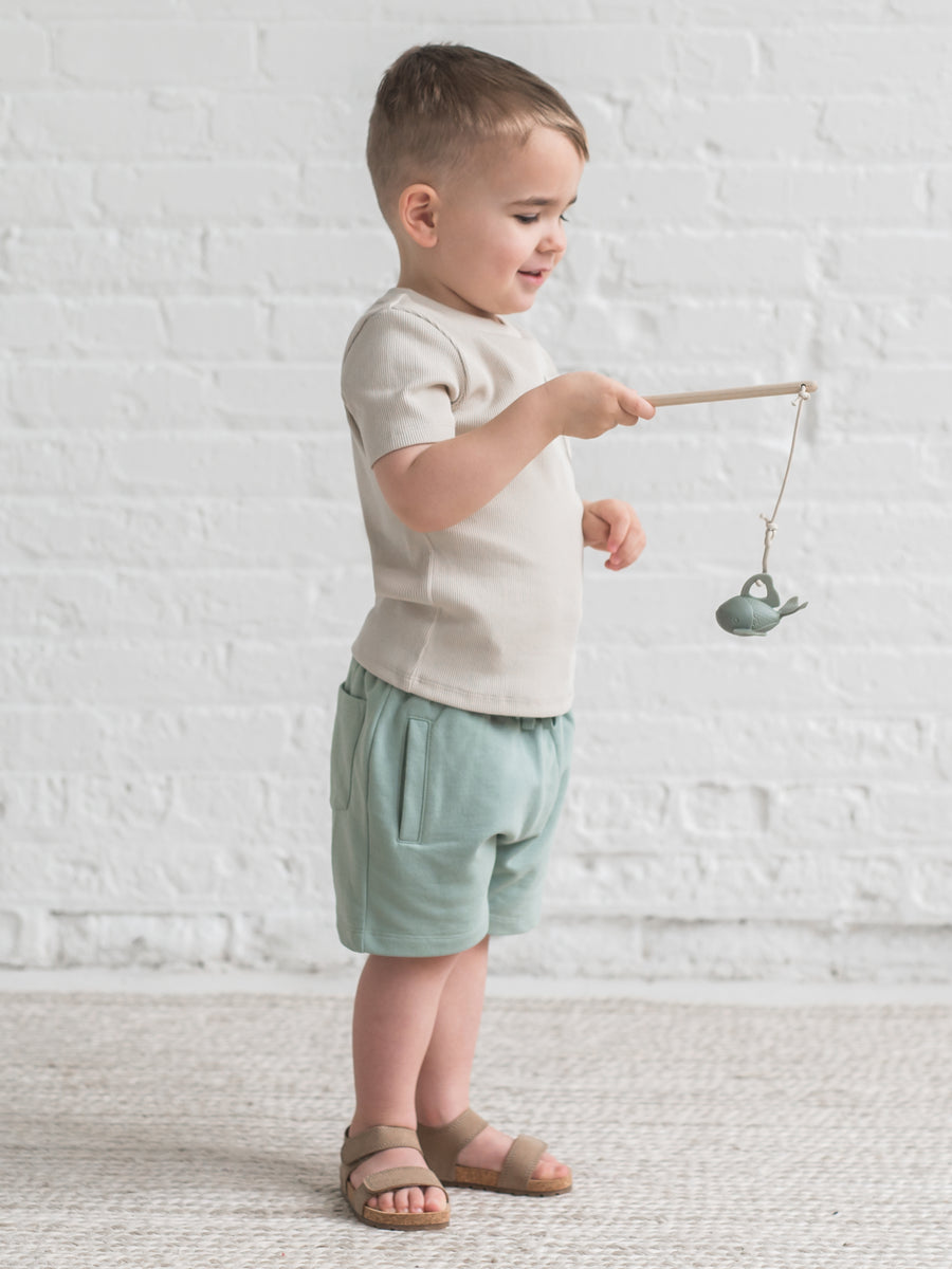 Chris French Terry Shorts Baby-Kids : Bottoms : Shorts Kendi Organic Cotton Baby and Chris French Terry Shorts