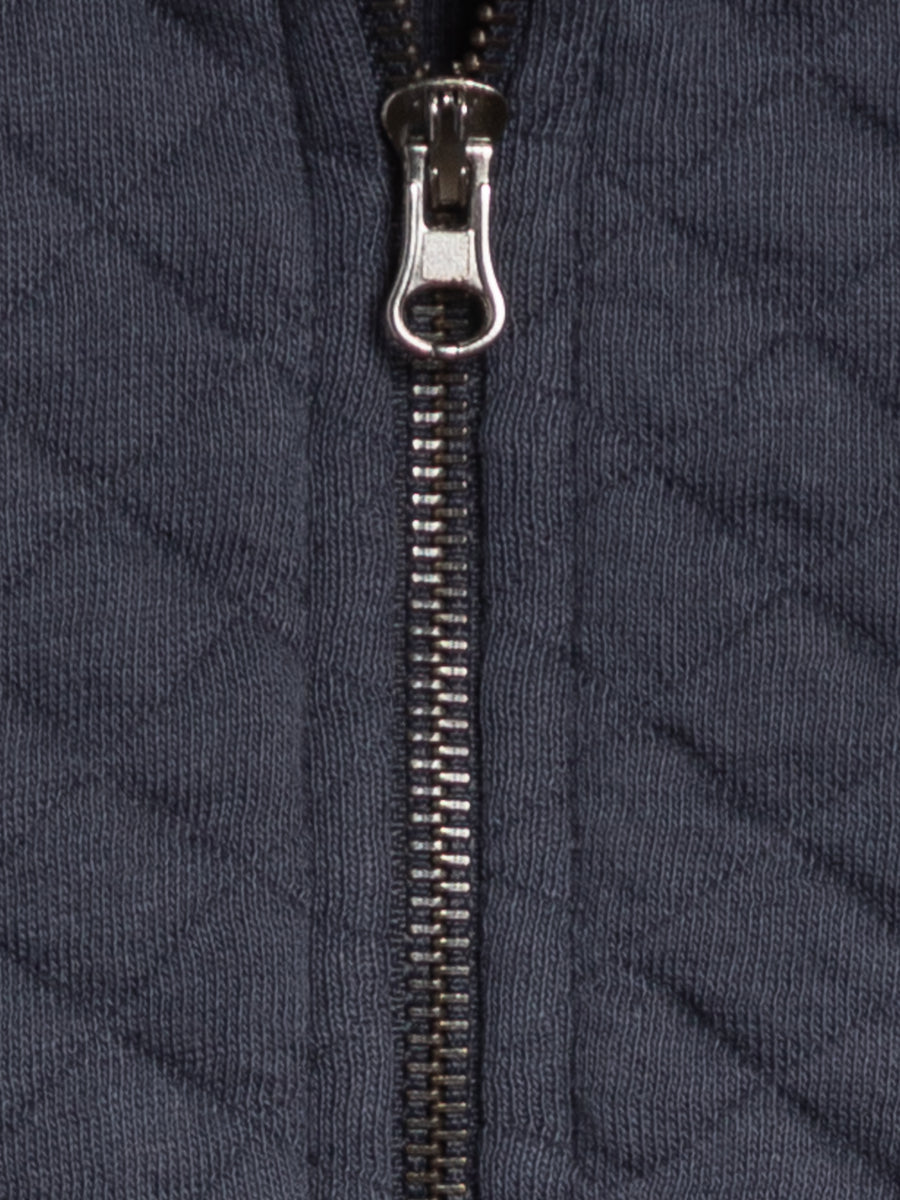 Hudson Quilted Jacquard Zip Up Vest Sale : Baby-Kids : Tops : Tops : Outerwear Kendi Organic Cotton Baby and Kids Hudson Quilted Jacquard Zip Up Vest