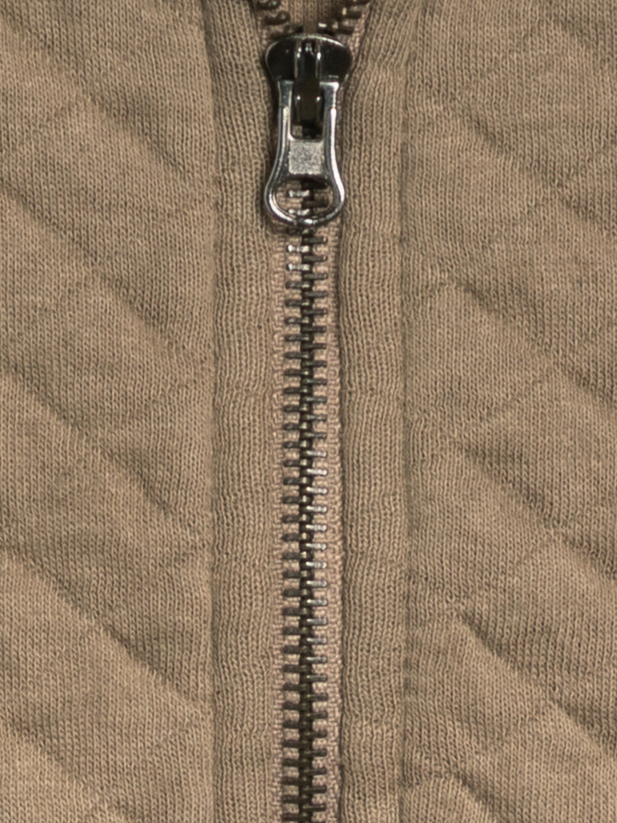 Hudson Quilted Jacquard Zip Up Vest Sale : Baby-Kids : Tops : Tops : Outerwear Kendi Organic Cotton Baby and Kids Hudson Quilted Jacquard Zip Up Vest