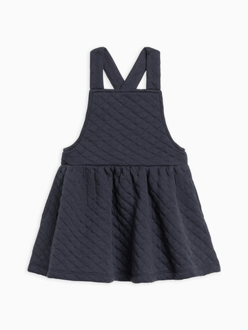 Eloise Quilted Jacquard Jumper Dress Sale : Baby-Kids : Dresses : Tanks Kendi Organic Cotton Baby and Kids Eloise Quilted Jacquard Jumper Dress