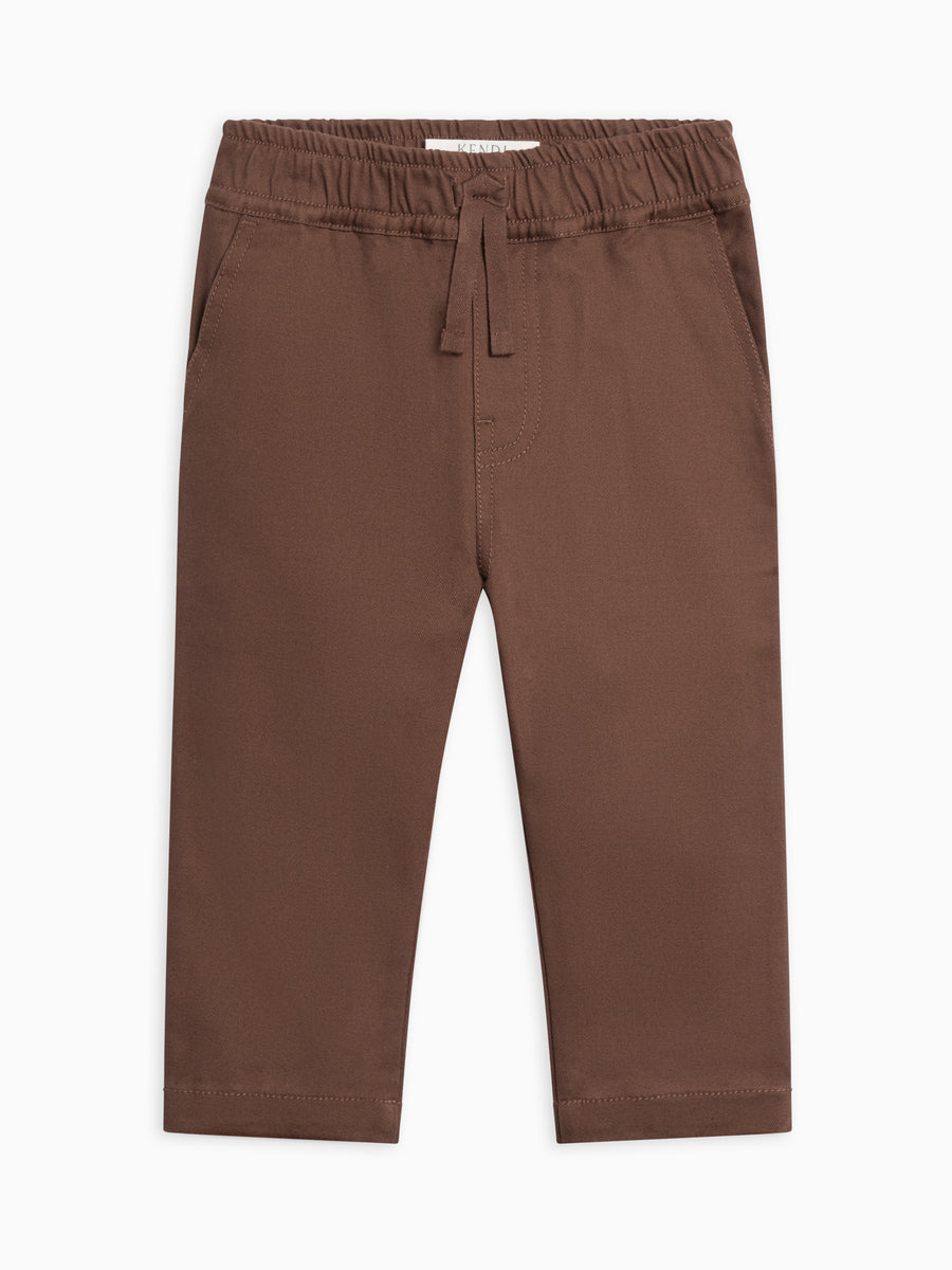 Grover Twill Pant Baby-Kids : Bottoms : Pants Kendi Organic Cotton Baby and Kids Grover Twill Pant