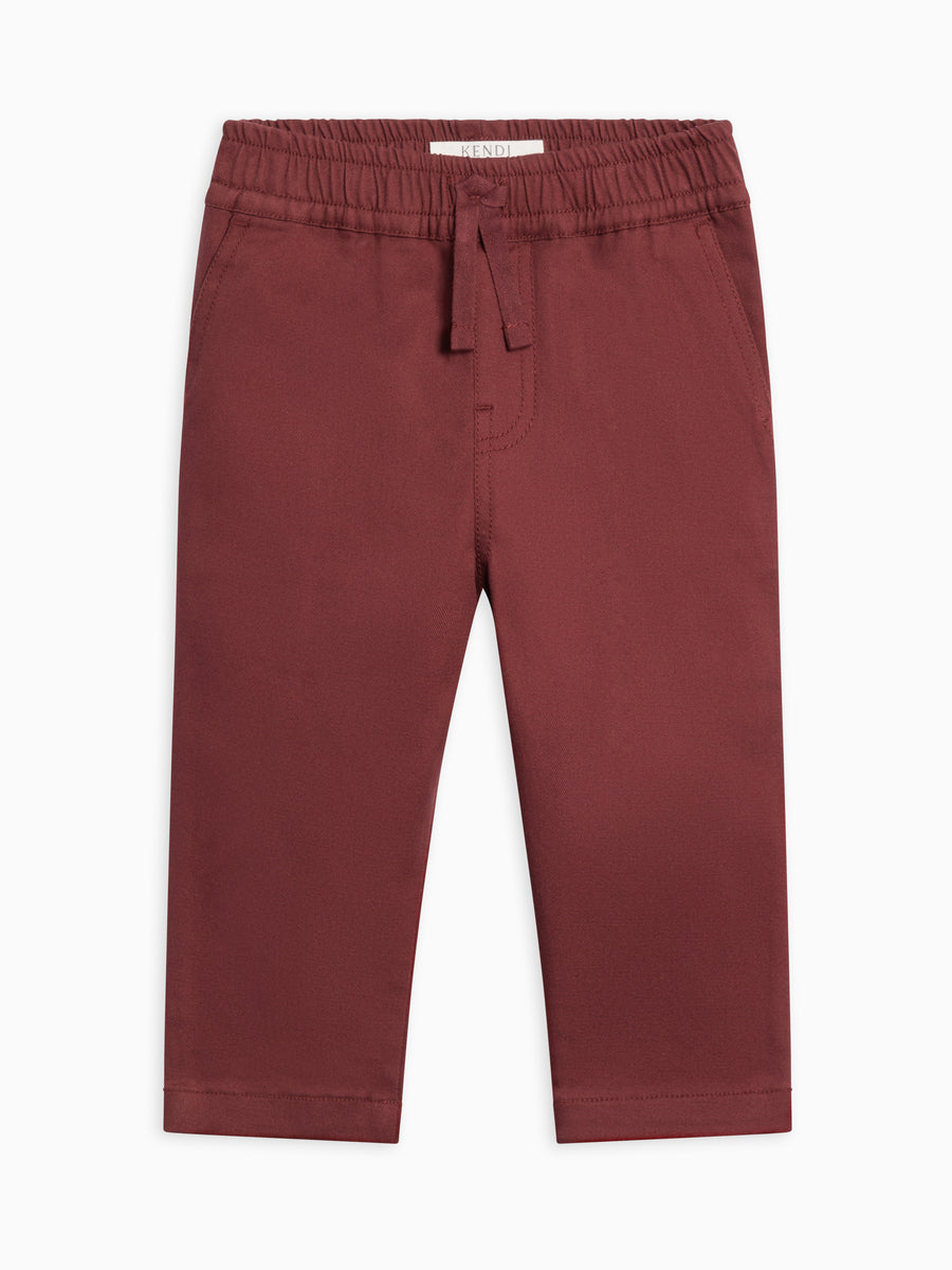 Grover Twill Pant Baby-Kids : Bottoms : Pants Kendi Organic Cotton Baby and Kids Grover Twill Pant