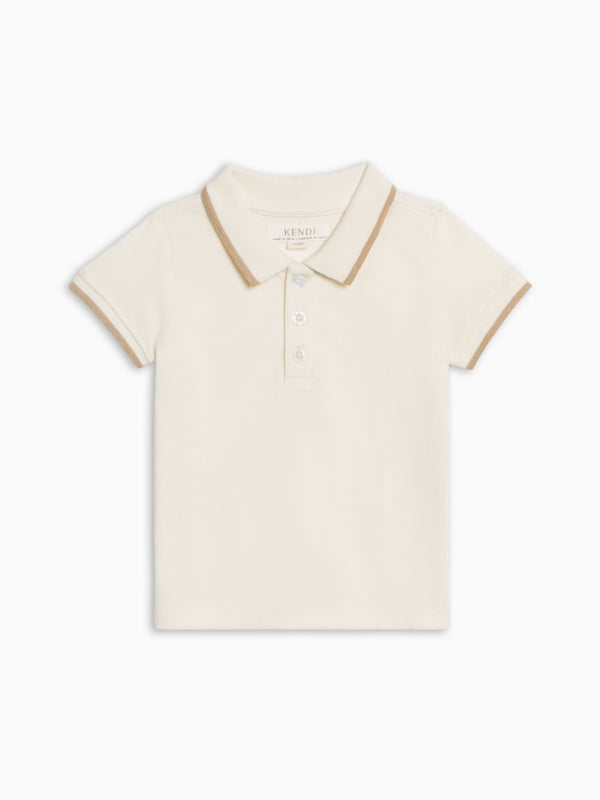 Arnie Piqué Polo - Coconut