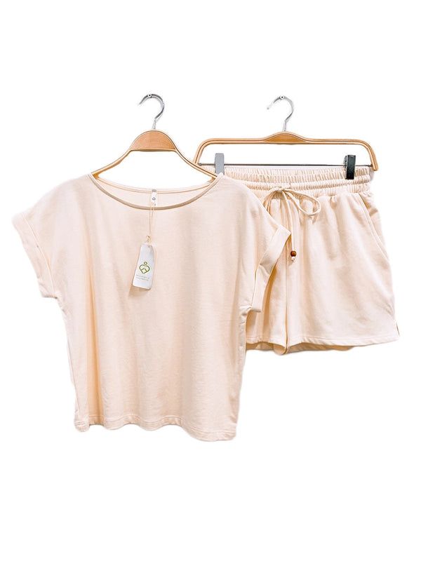 Women's 2 Piece Hemp Spring Lounge Set Parent : Apparel Fabina