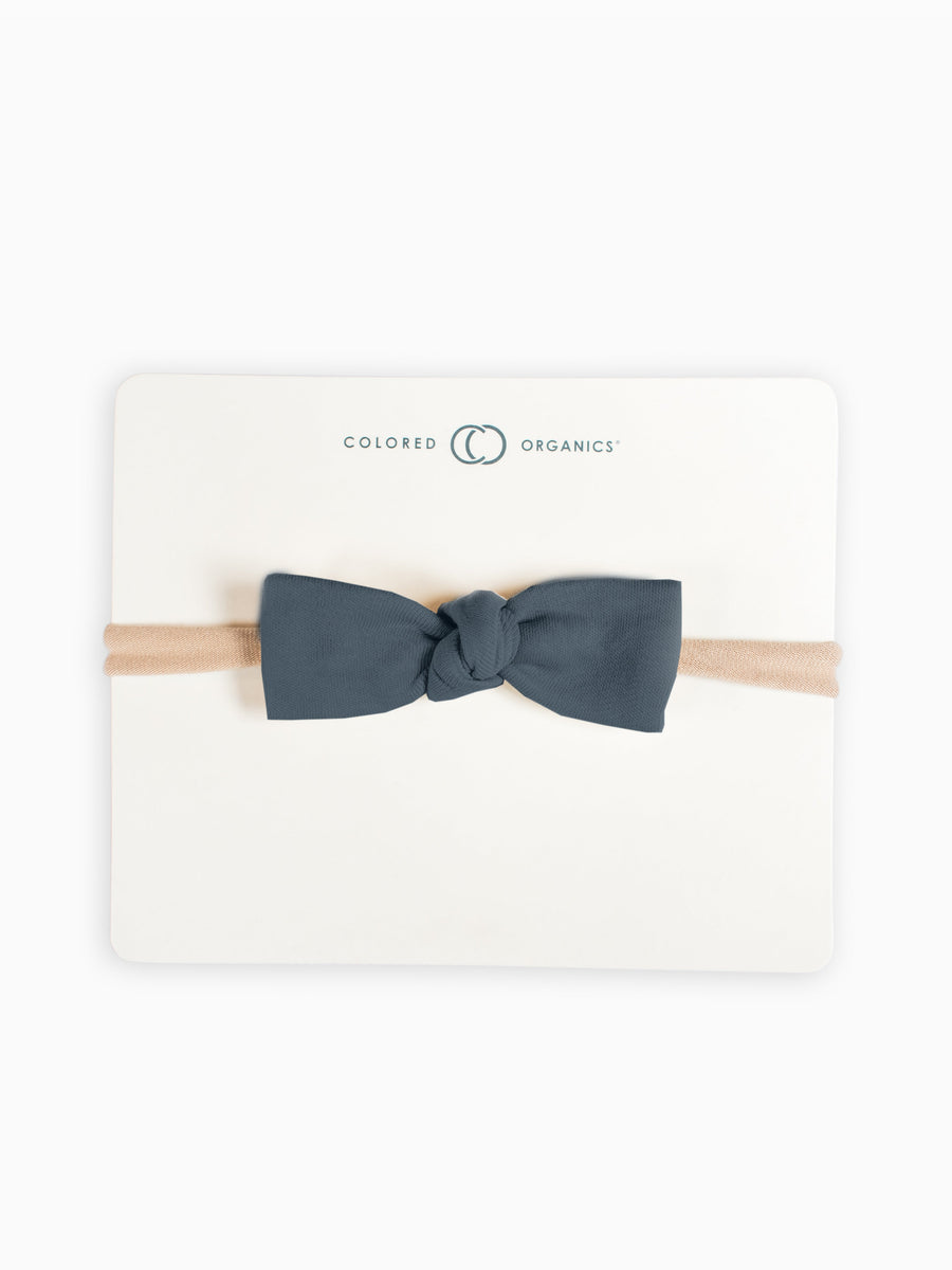 Cotton Dainty Bow Baby : Accessories : Bows : Headbands Colored Organics Organic Cotton Baby and Kids Cotton Dainty Bow
