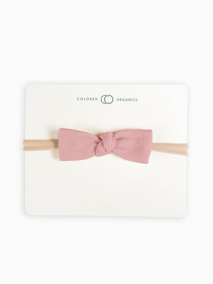 Cotton Dainty Bow Baby : Accessories : Bows : Headbands Colored Organics Organic Cotton Baby and Kids Cotton Dainty Bow