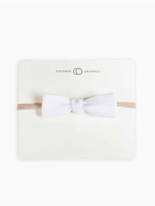 Cotton Dainty Bow Baby : Accessories : Bows : Headbands Colored Organics Organic Cotton Baby and Kids Cotton Dainty Bow