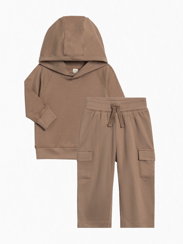 Organic 2 Piece Boys Autumn Hoodie and Pant Set