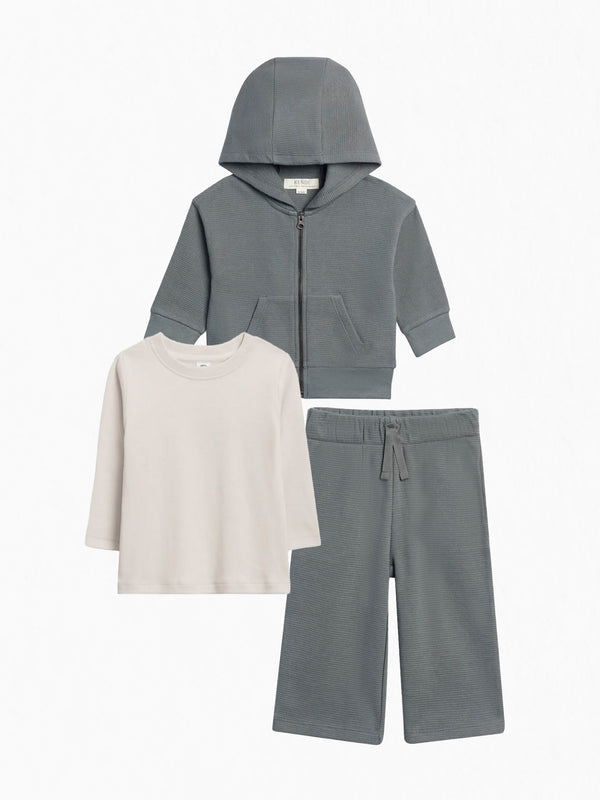 Organic 3 Piece Waffle Layer Bundle Baby-Kids : Virtual Bundle Colored Organics Organic Cotton Baby & Kids Fall Layers Bundle