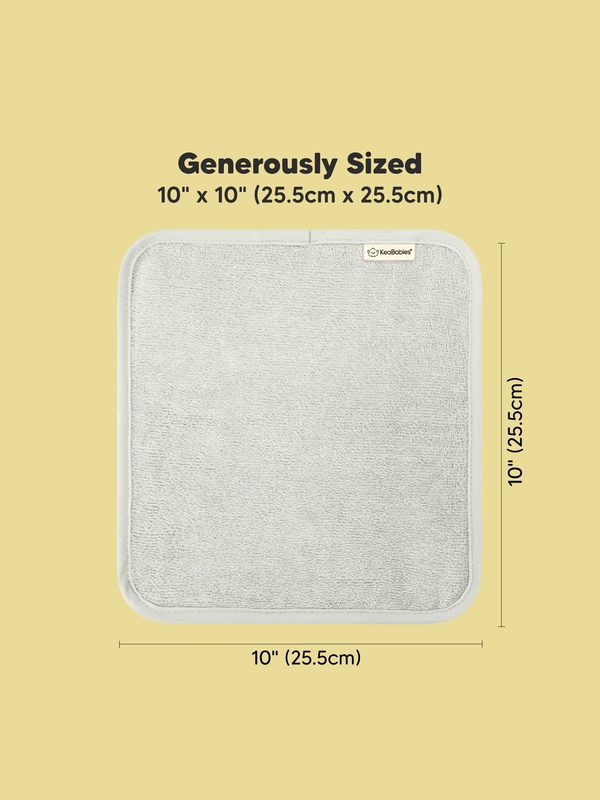 6-Pack Baby Bamboo Wash Cloths Baby : Parent : Nursery : Bath KeaBabies