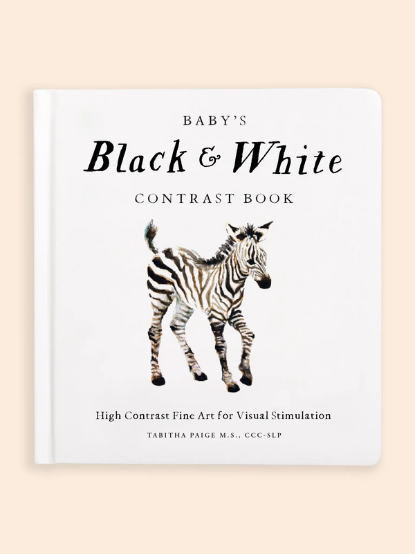 Baby's Black and White Contrast Book Baby-Kids : Nursery : Books : Toys : Learning Paige Tate & Co.
