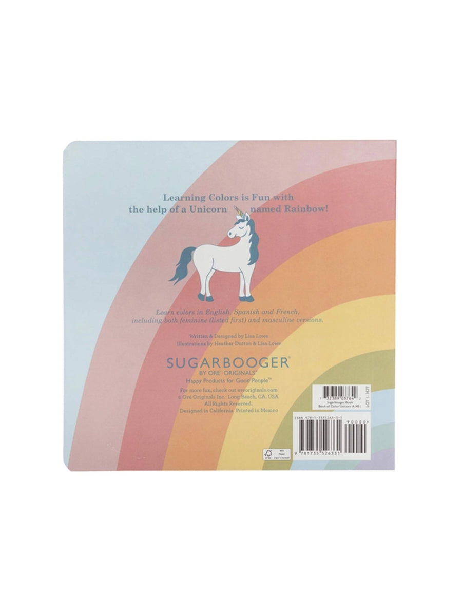 Book of Color Unicorn Board Book Baby-Kids : Nursery : Books : Toys : Learning Sugarbooger