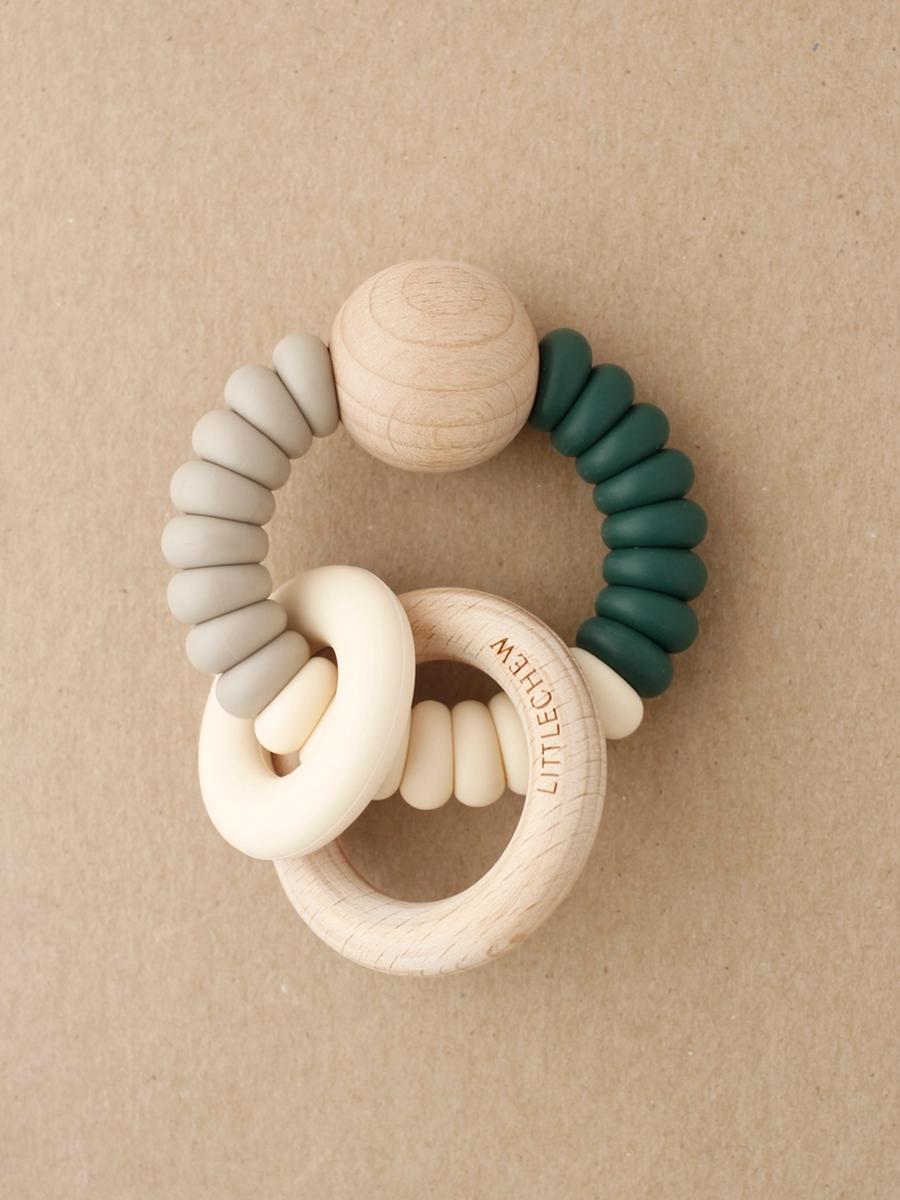 Dany Rattle Teether Baby : Toys : Teethers : Wooden Little Chew