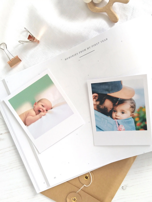 Little One Baby Book Baby : Parent : Nursery : Journals Blush and Gold