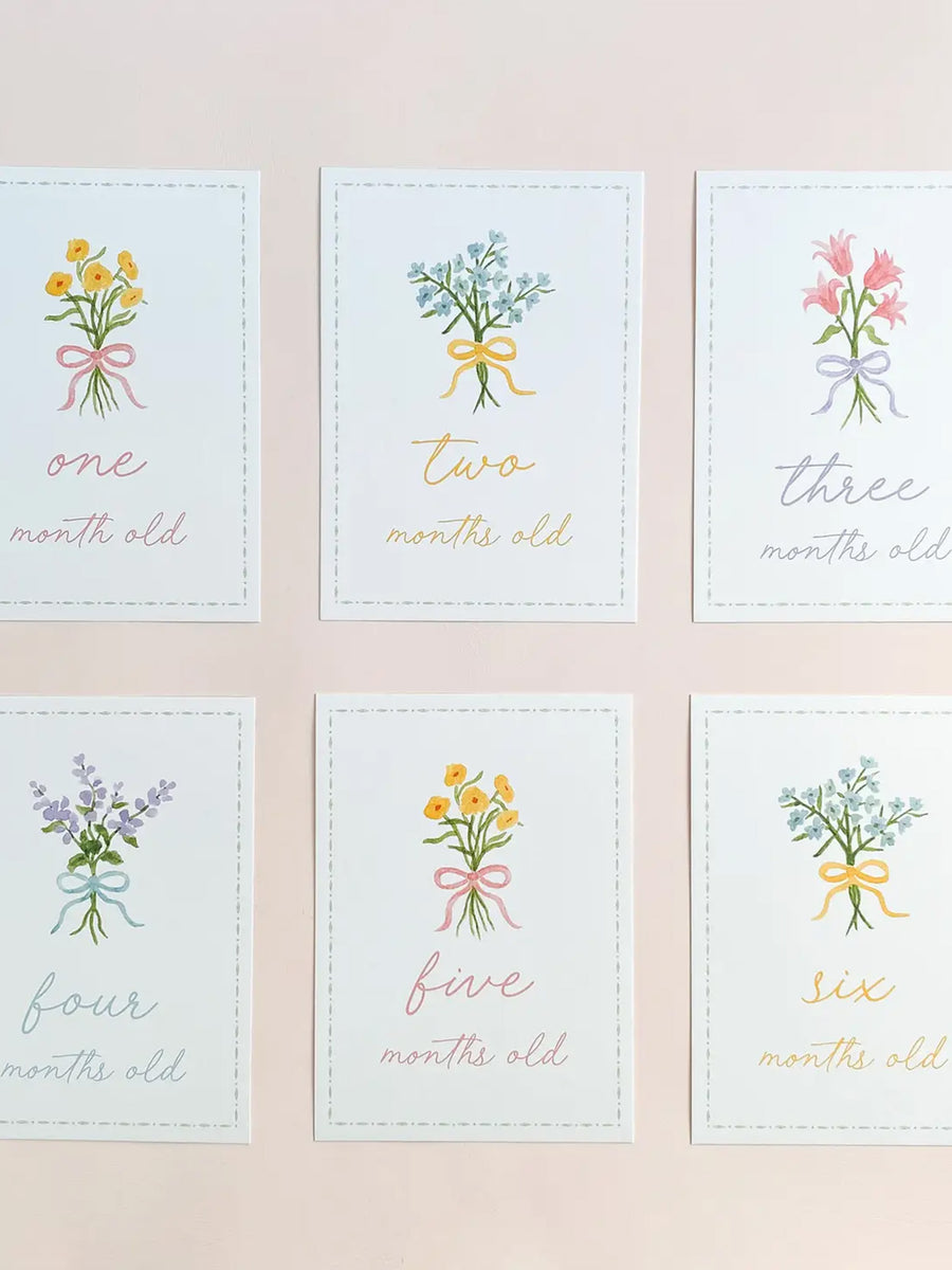 Milestone Cards Baby : Parent : Nursery : Decor Gloster Road