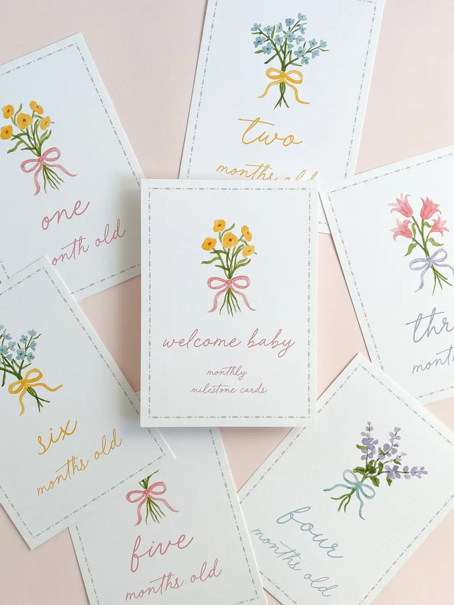 Milestone Cards Baby : Parent : Nursery : Decor Gloster Road