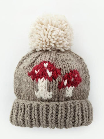 Mushroom Knit Beanie Hat Baby-Kids : Accessories : Hats Huggalugs Fairisle Knit Beanie Hat for Baby | Colored Organics®