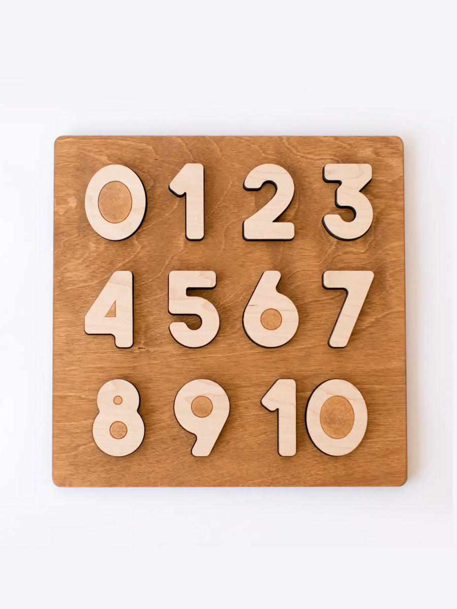 Numbers Puzzle Baby-Kids : Toys : Learning : Wooden This & That Etc.