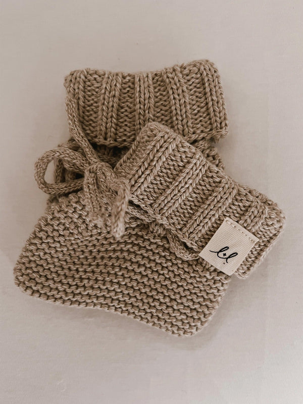 Organic Cotton Booties Baby : Accessories : Socks Luna + Luca