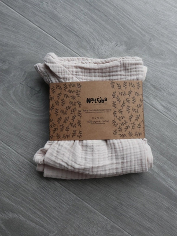Muslin Hooded Towel Baby : Nursery : Bath Natruba