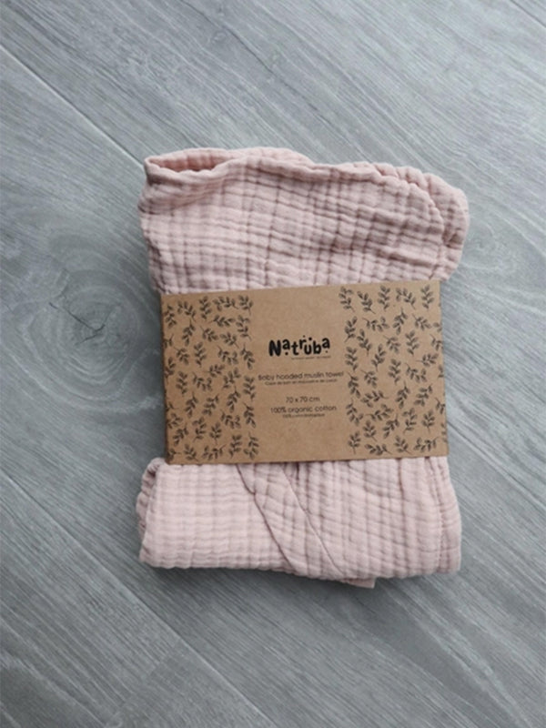 Muslin Hooded Towel Baby : Nursery : Bath Natruba