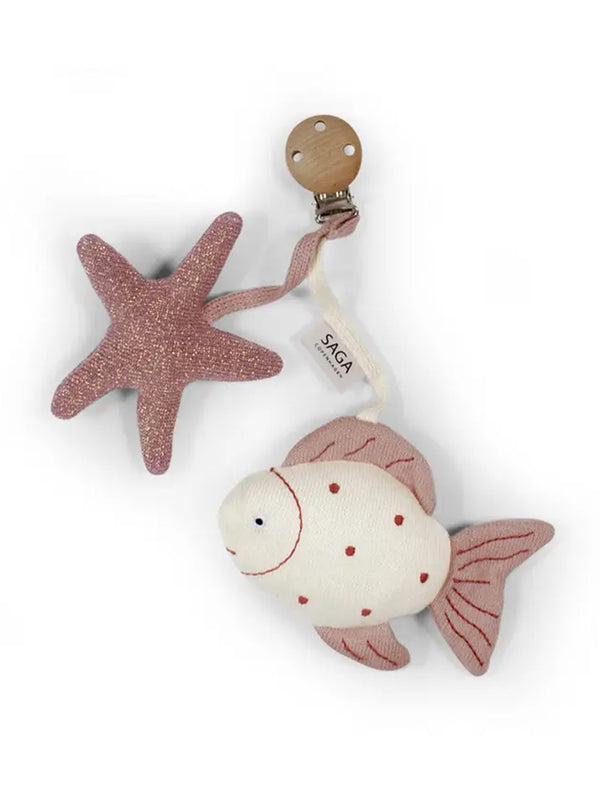 Organic Cotton Ocean Stroller Toy Baby : Toys : Plush + Crinkle Saga Copenhagen