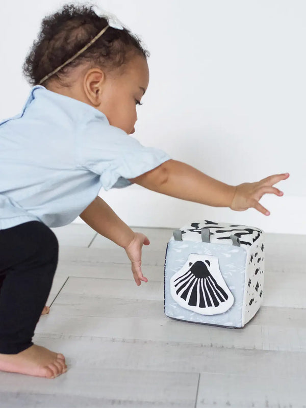 Organic Soft Block Baby : Toys : Learning : Plush + Crinkle Wee Gallery