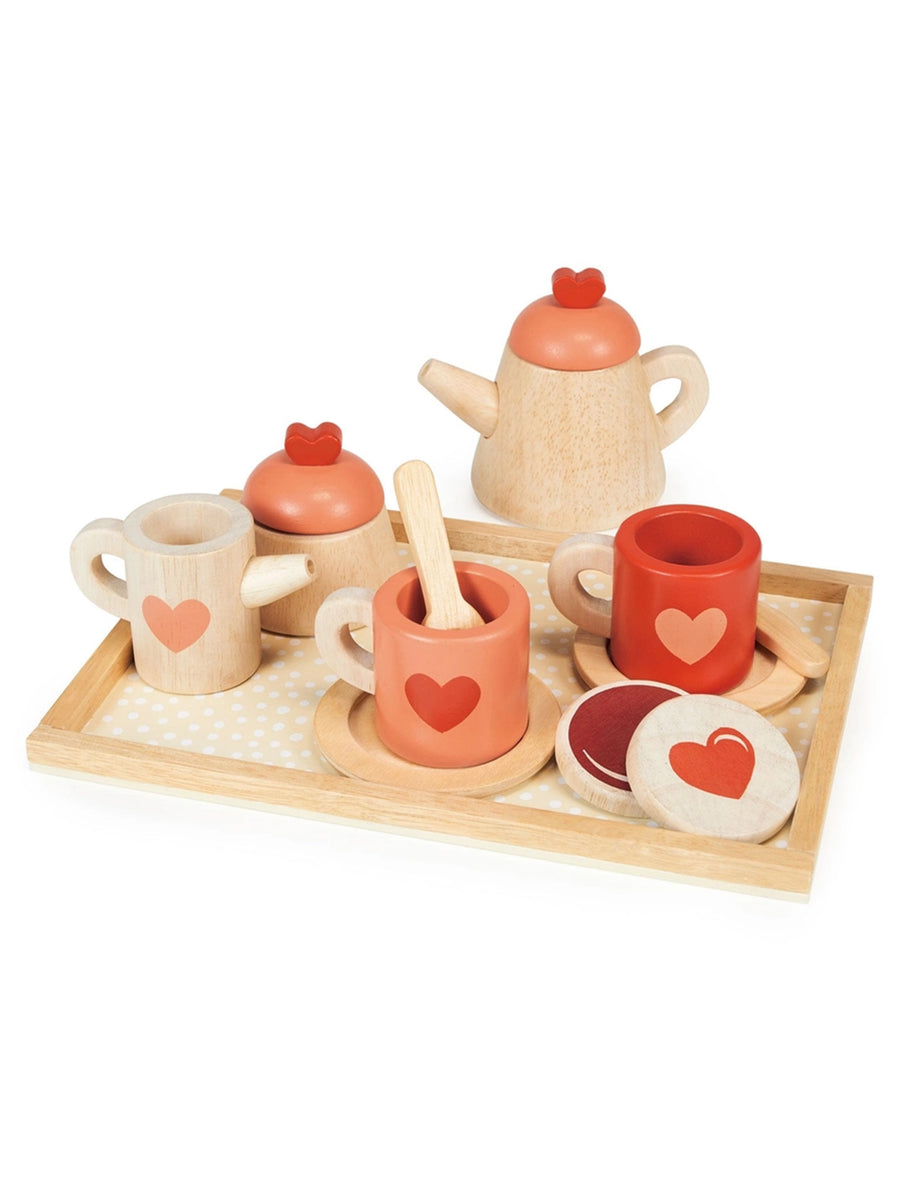 Tea Time Tray Playset Kids : Toys : Wooden Mentari Toys