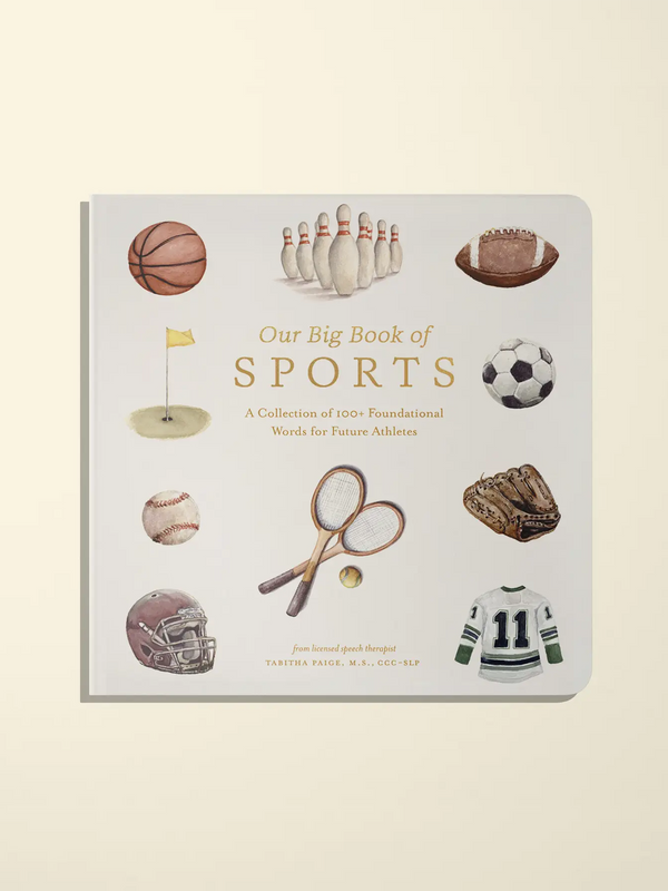 Our Big Book of Sports Baby-Kids : Nursery : Books : Toys : Learning Paige Tate & Co.