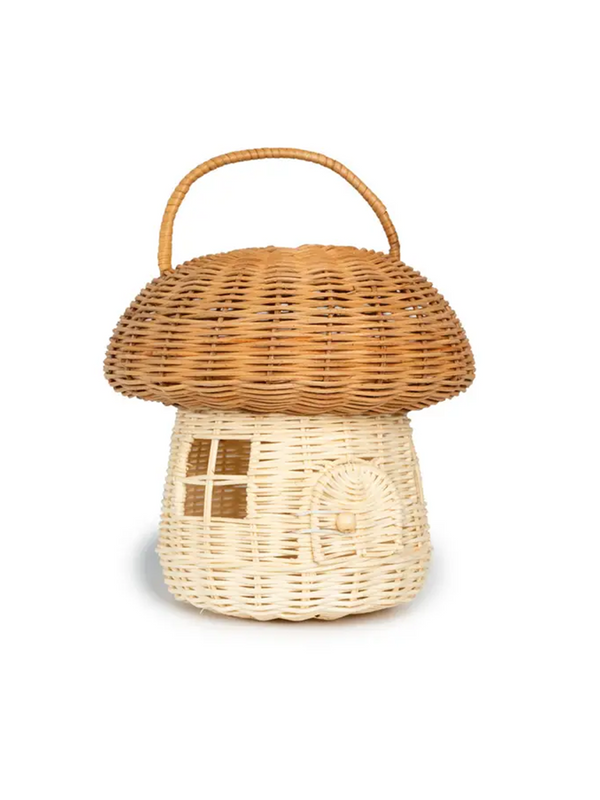 Rattan Mushroom Basket Nursery Decor Baby : Parent : Nursery EcoFreax