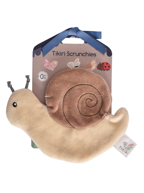 Snail Crinkle Toy Baby : Toys : Plush + Crinkle Tikiri Toys